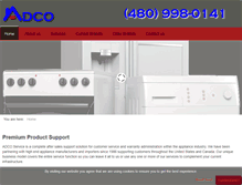 Tablet Screenshot of adcoservice.com
